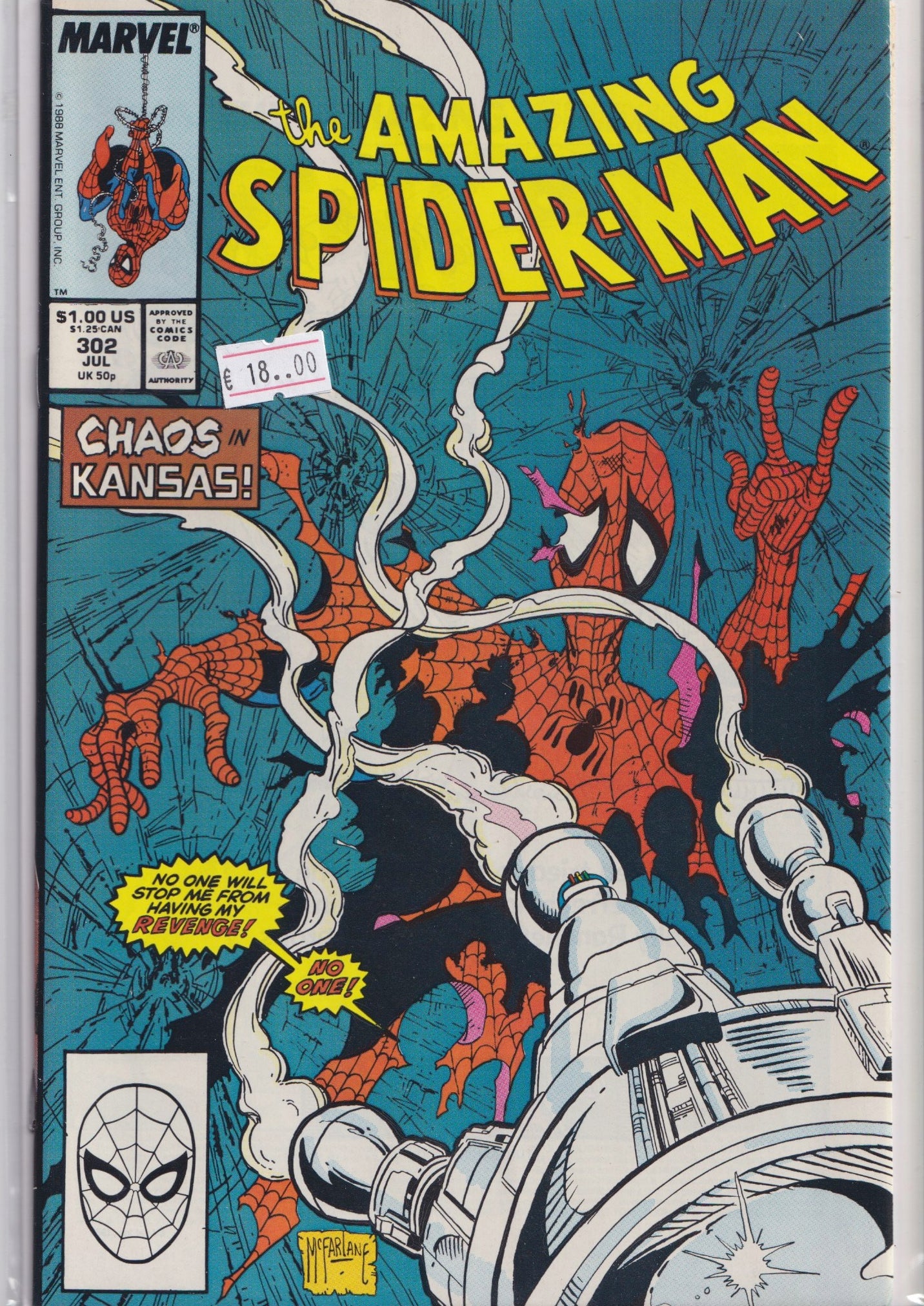 Amazing Spider-Man #302 (1988) McFarlane very Fine