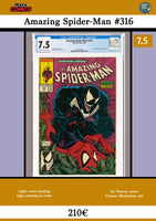 Amazing Spider-Man #316 Classic Venom McFarlane CGC 7.5