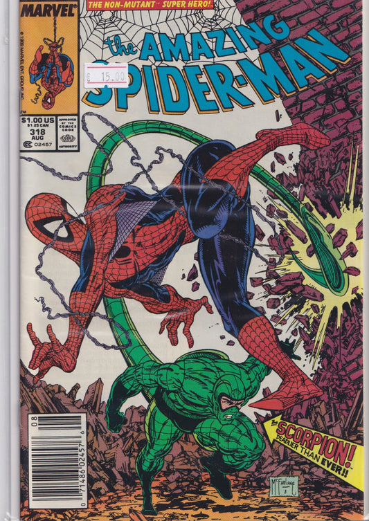 Amazing Spider-Man #318 (1989) McFarlane  very Fine