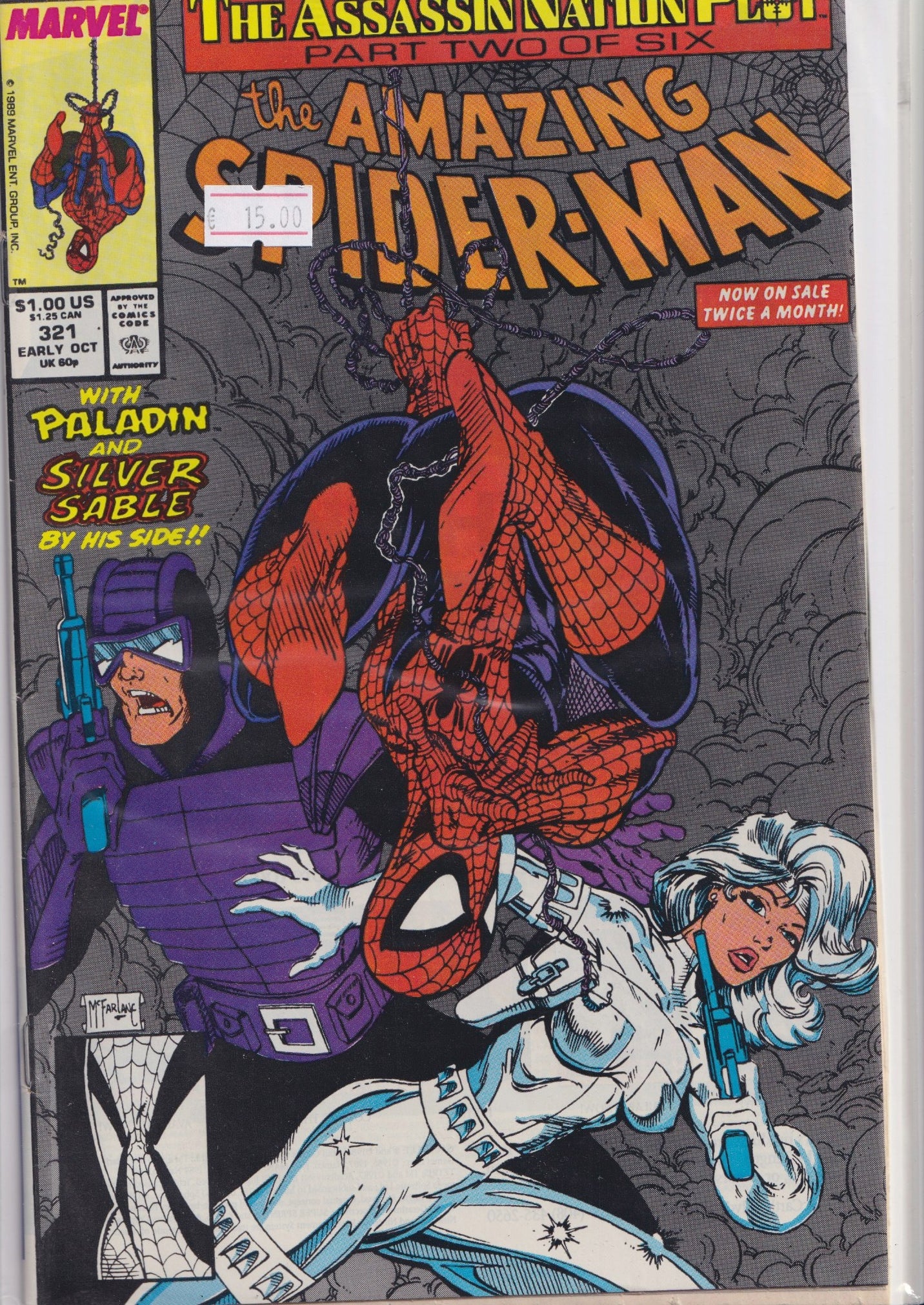 Amazing Spider-Man #321 (1989) McFarlane very Fine