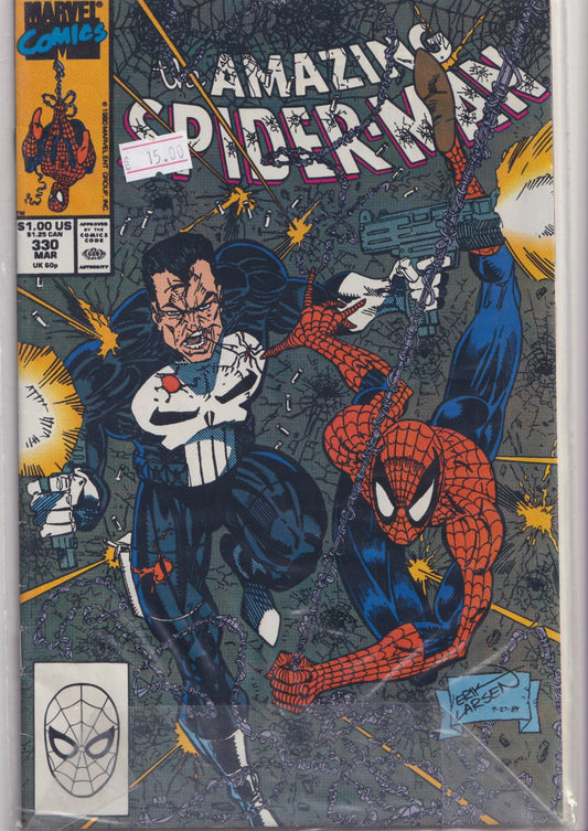 Amazing Spider-Man #330 (1990) Punisher very Fine