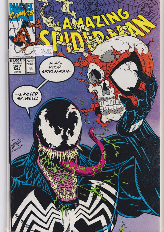 Amazing Spider-Man #347 (1991) Venom very Fine