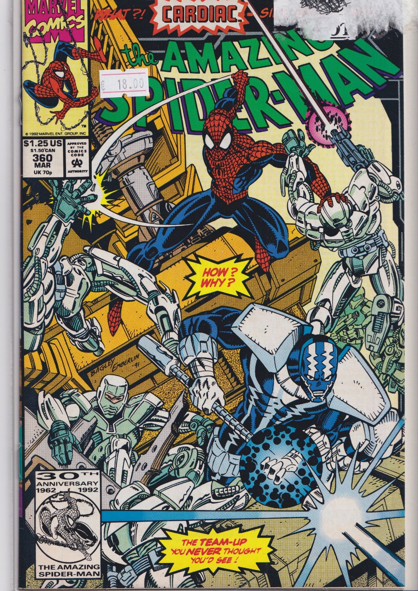 Amazing Spider-Man #360 (1992)  very Fine