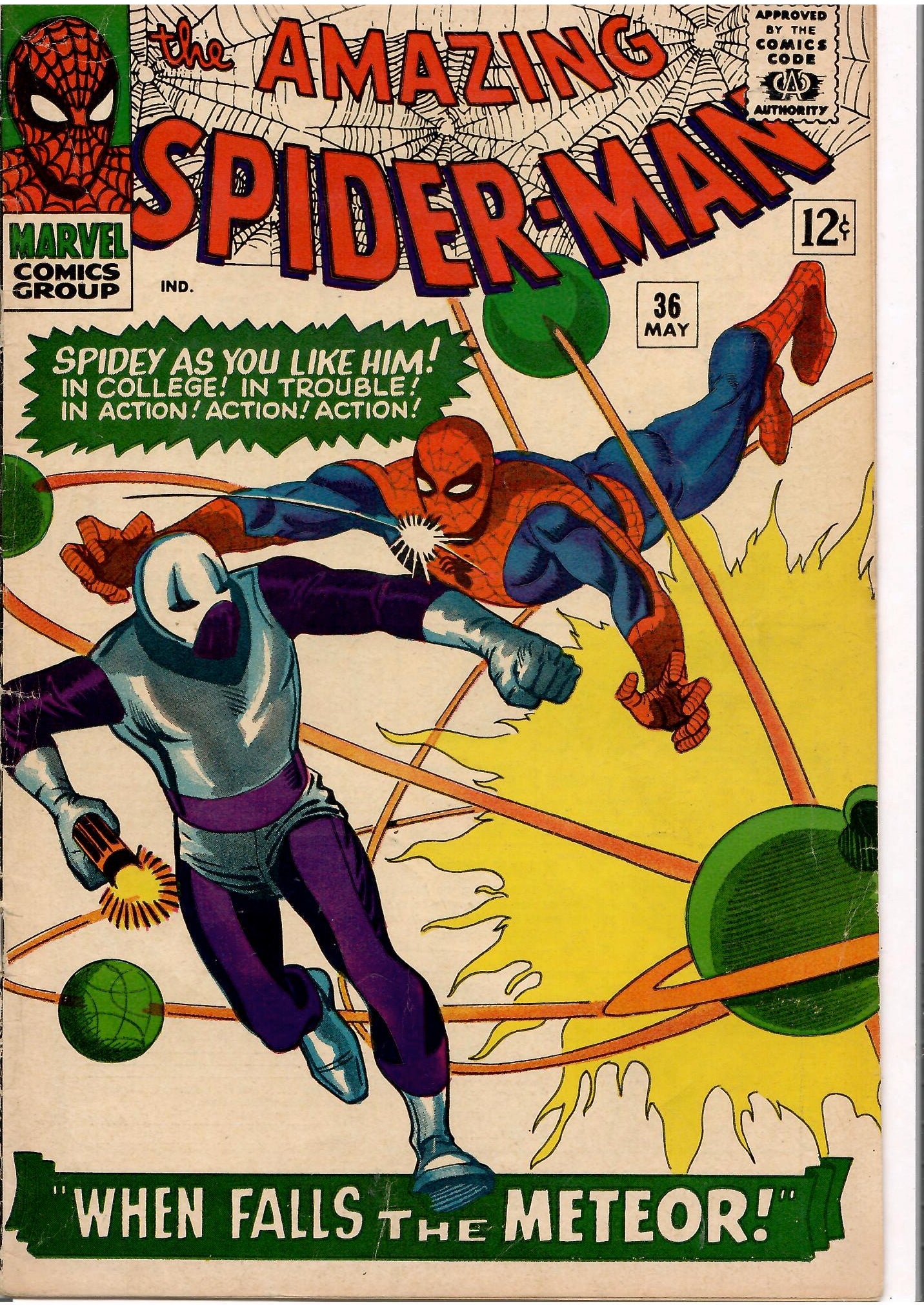 Amazing Spider-Man #36 (1966) Ditko  Very Good +/Fine-