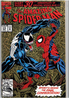 Amazing Spider-Man #375 (1993) Gold Foil Venom  very Fine