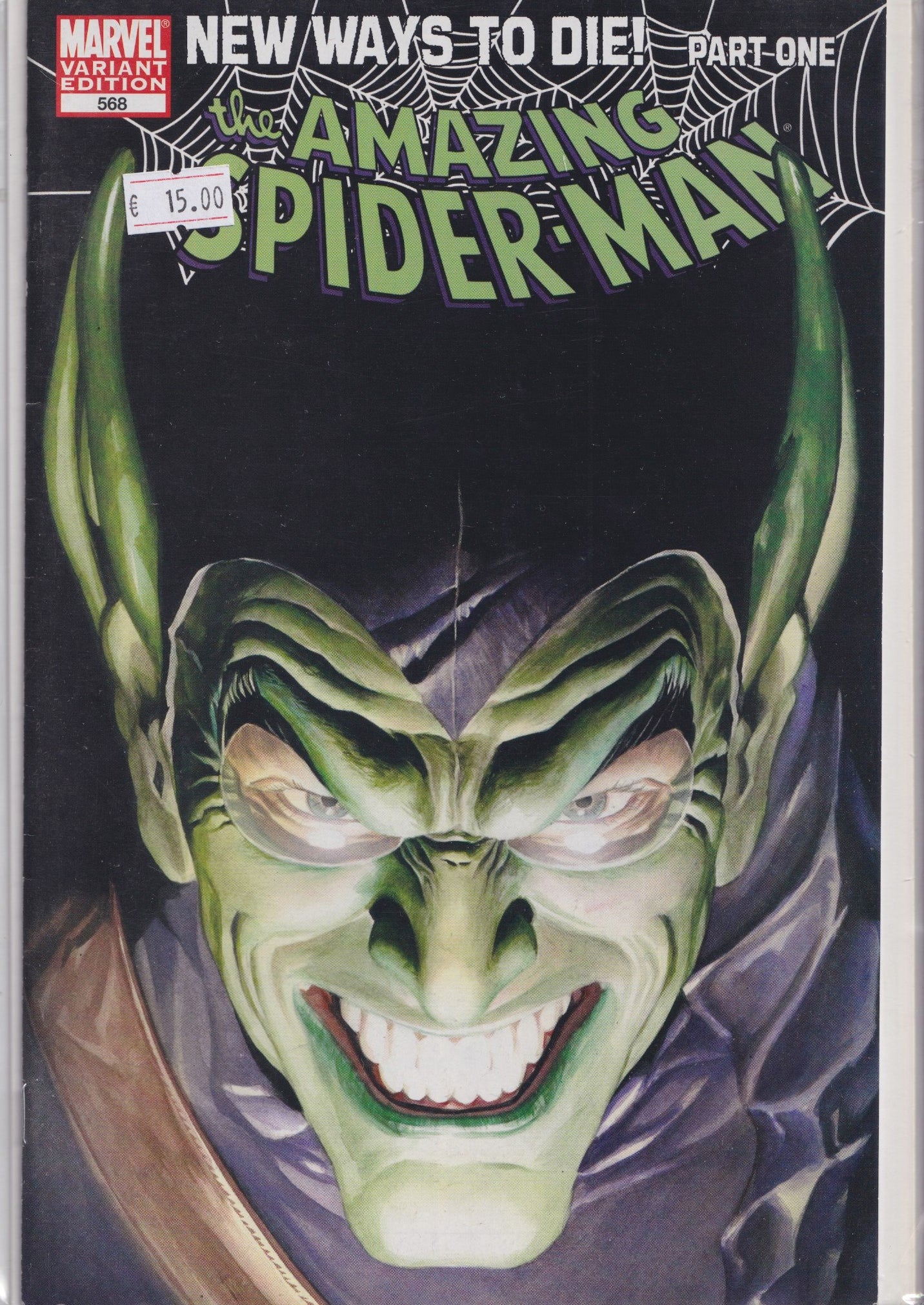 Amazing Spider-Man #568 (2008) Alex Ross variant  Very Fine