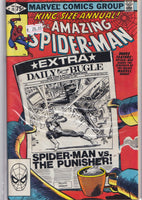Amazing Spider-Man Annual  #15 (1981) Miller art, Punisher  VF