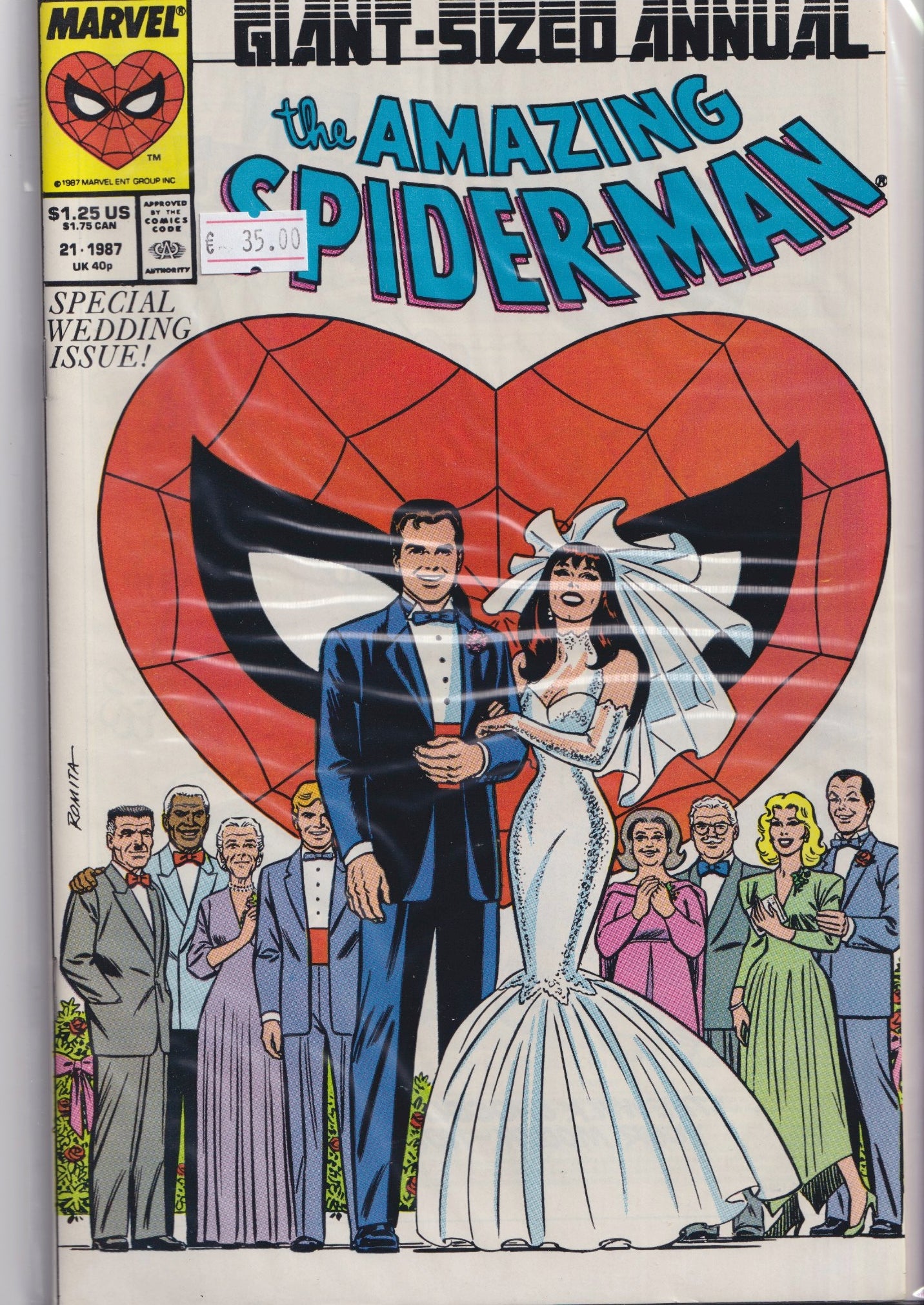 Amazing Spider-Man Annual #21 (1987) Wedding  VF
