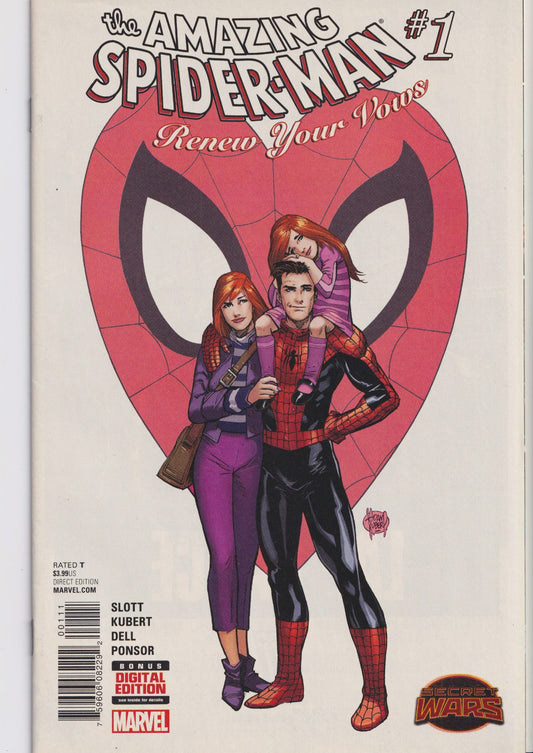 Amazing Spider-Man :Renew your vows #1-5 (2015) Full set VF
