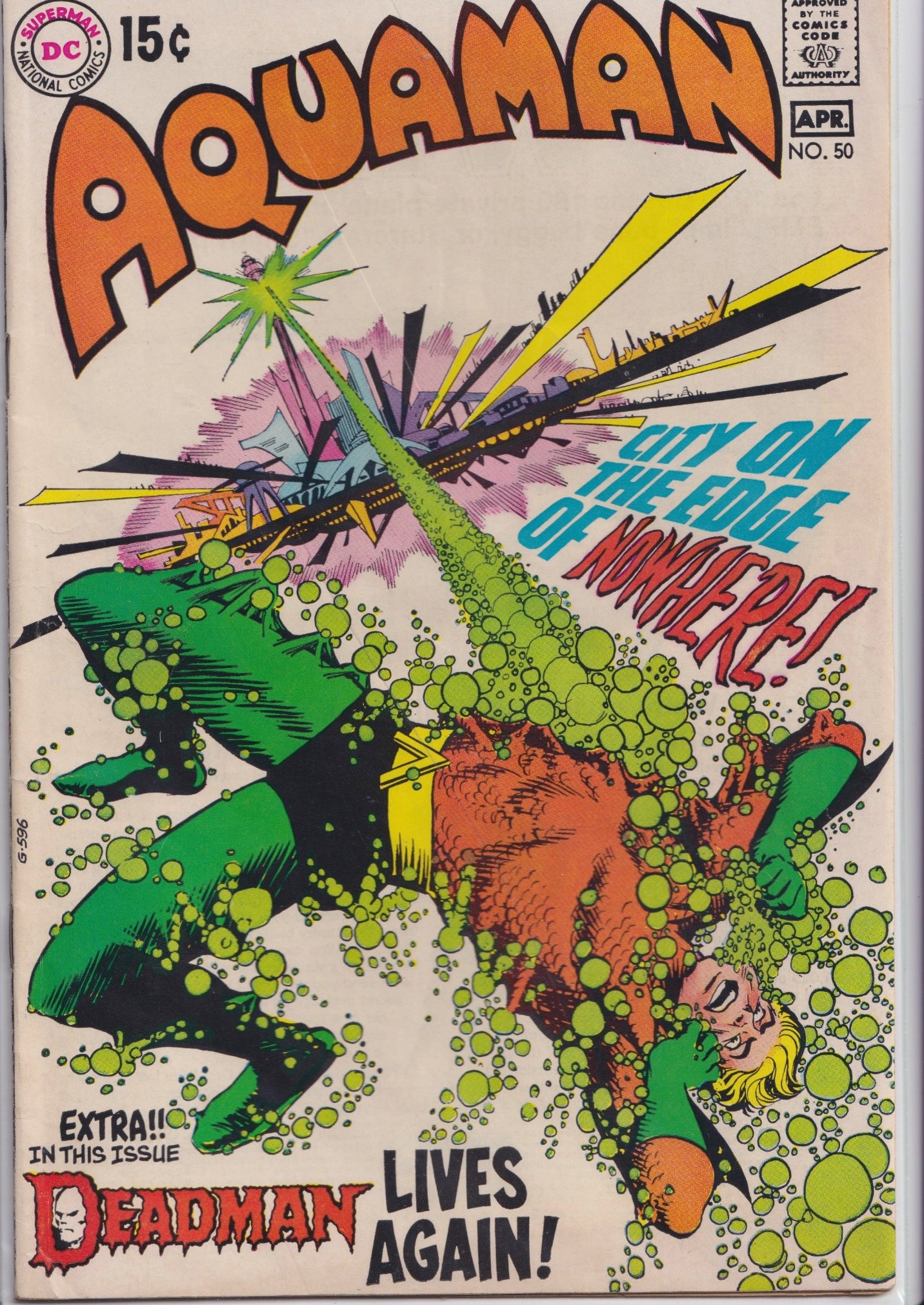 Aquaman #50 (1970) Neal's Adams Deadman Fine+