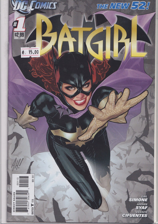 Batgirl #1 (2011) Adam Hughes cover VF
