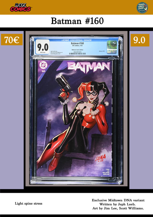 Batman #160 (2025) Midtwon DNA exclusive variant CGC9.0
