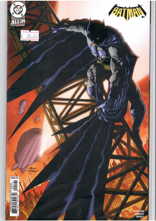 Batman #1 (2025) Kubert variant NM