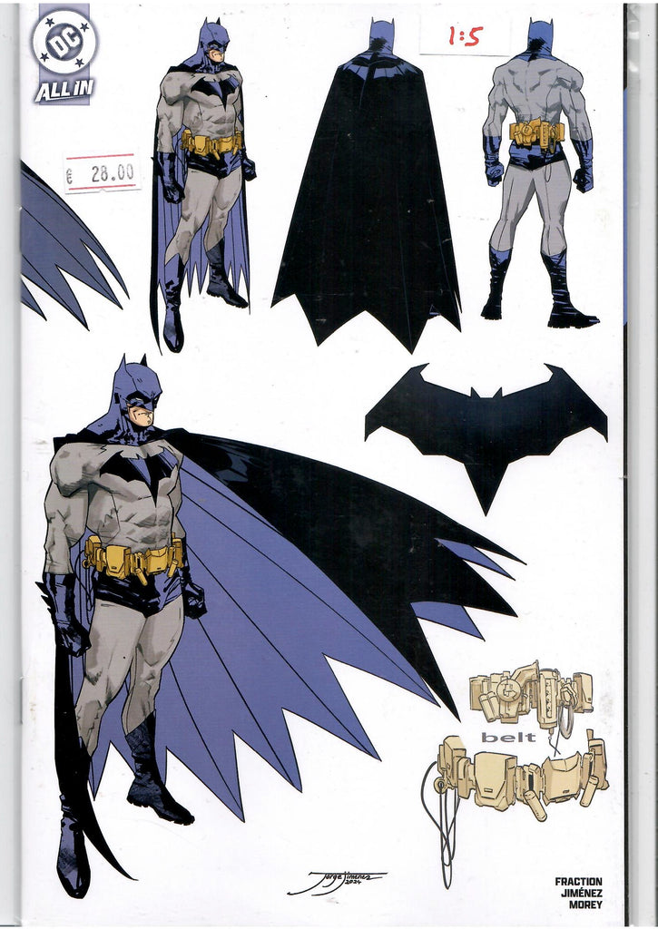 Batman #1 (2025) Limited 1 for 5 Retailer Incentive Variant Cover. 