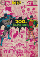 Batman #200 (1968) neal Adams cover Anniversary issue Fine+ FCL