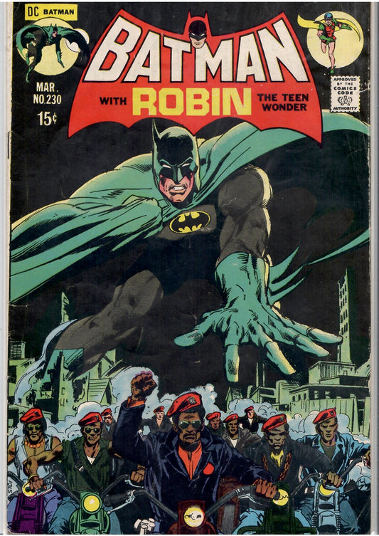 Batman #230 (1971) Adams Cover Fine-