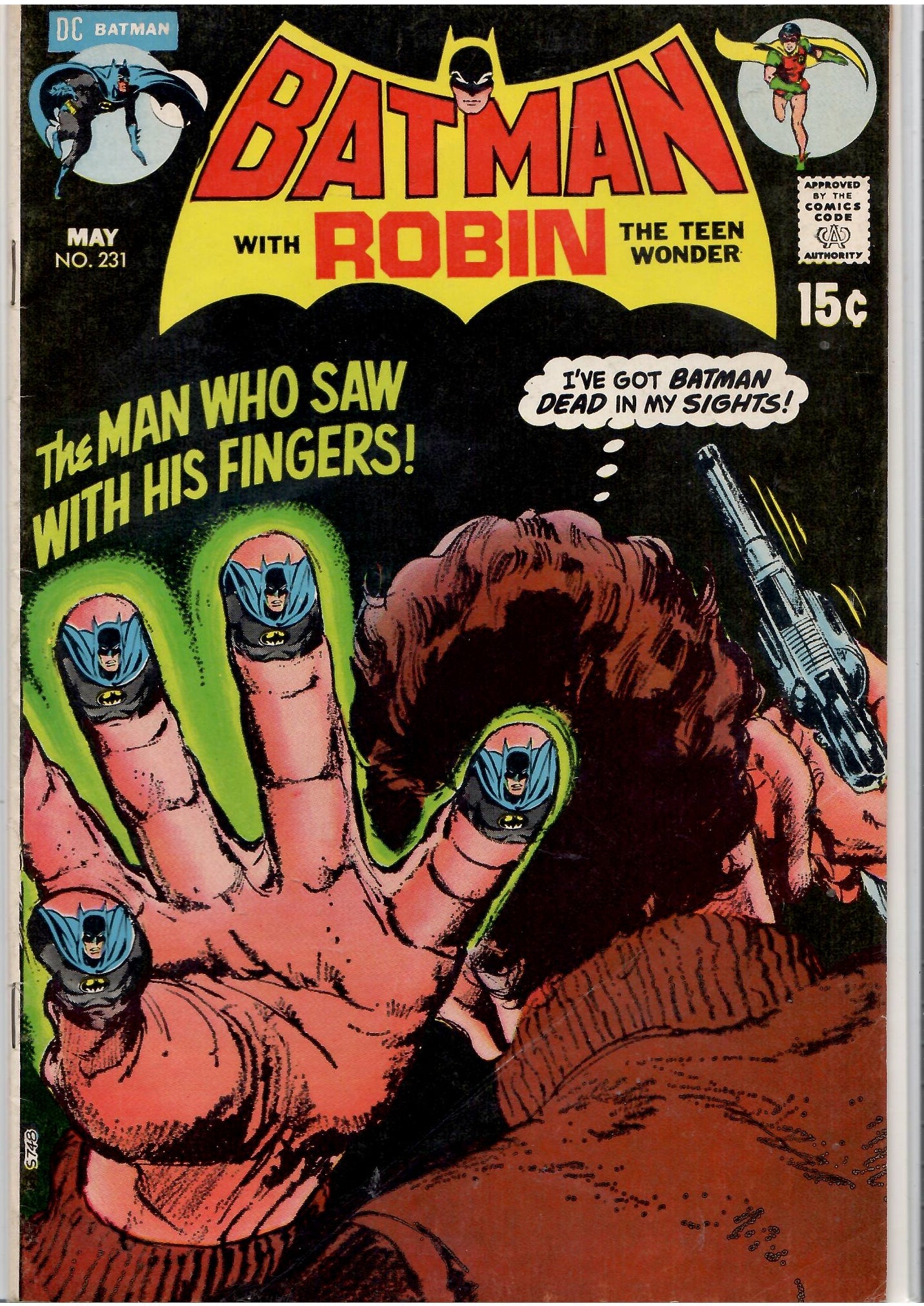 Batman #231 (1971) Adams Cover Fine