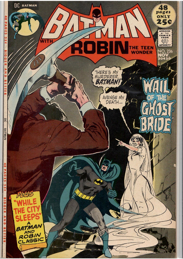Batman #236 (1971)  Adams Cover Fine +