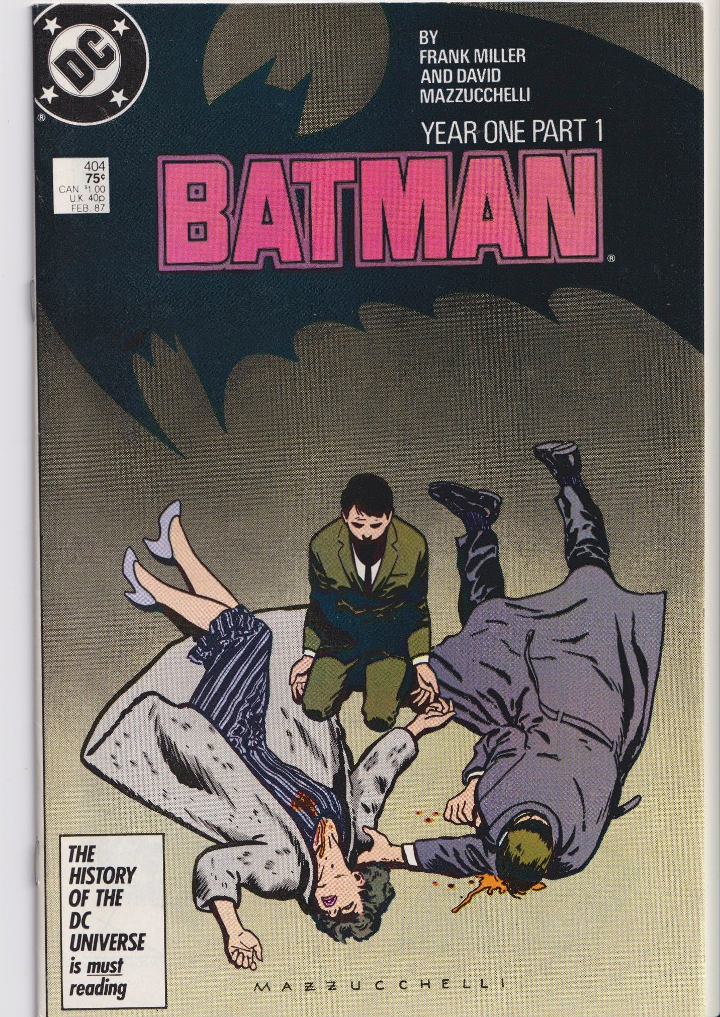 Batman # 404-407 (1987) year one full set VF