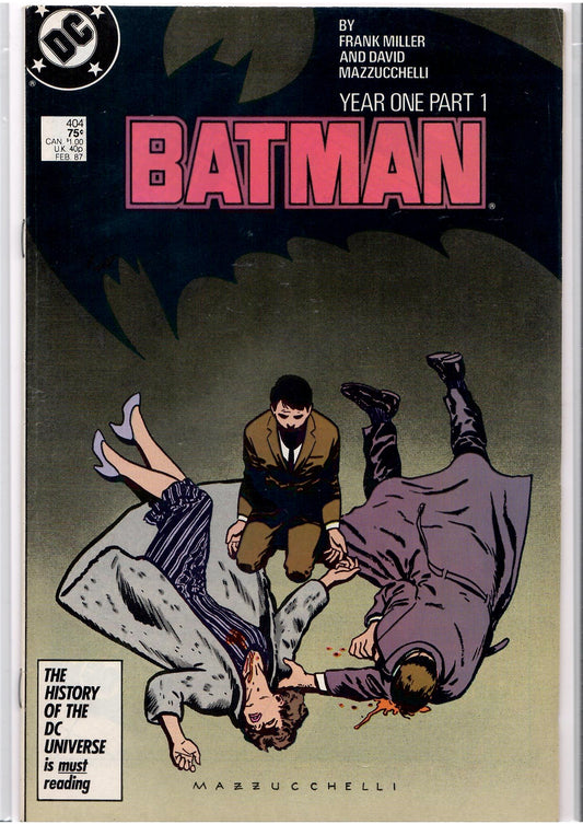 Batman # 404 (1987) year one VF