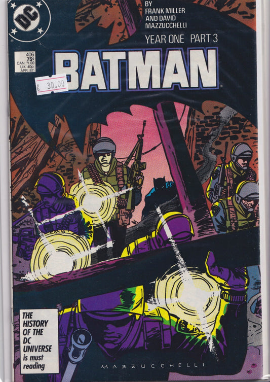 Batman # 406 (1987) year one VF