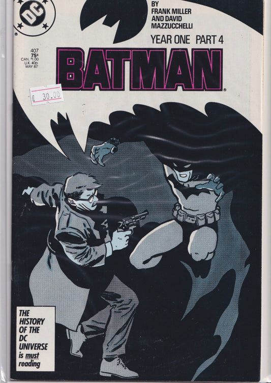 Batman # 407 (1987) year one VF