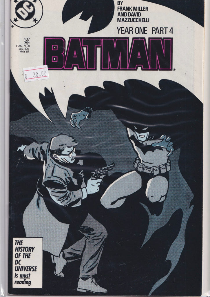 Batman # 407 (1987) year one VF