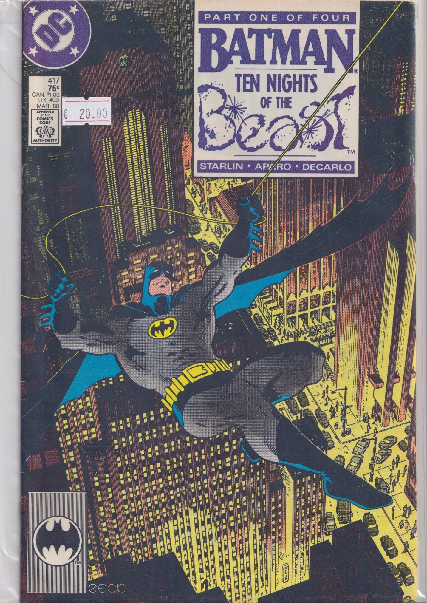 Batman # 417 (1988)  VF