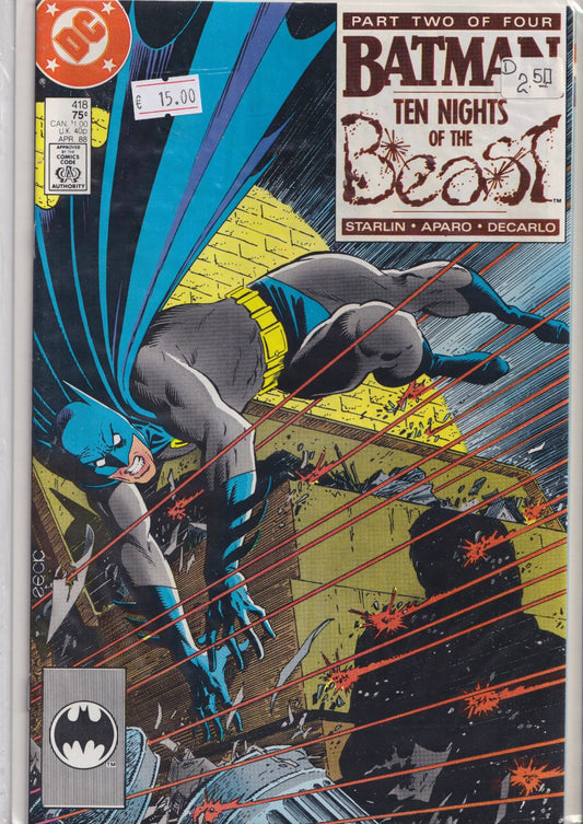 Batman # 418 (1988)  VF
