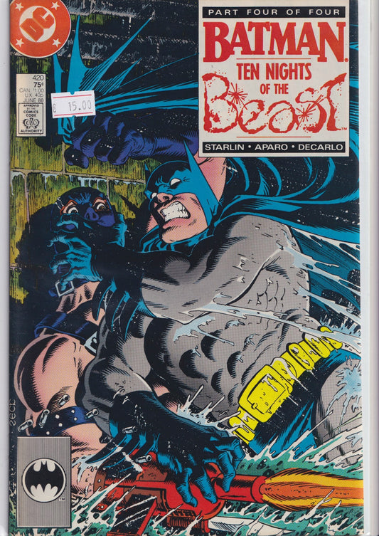 Batman #420 (1988) Very Fine