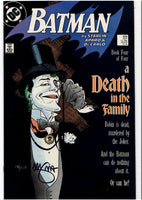 Batman #429 (1989) Signed by Mignola Jason is dead! Very Fine