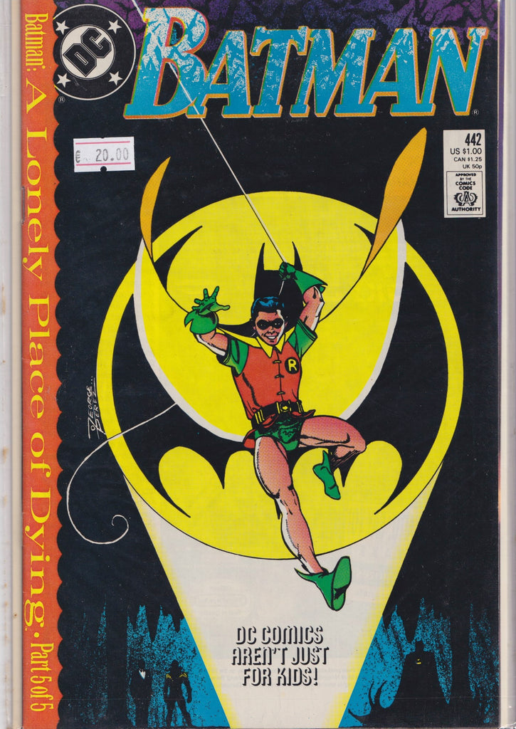 Batman # 442 (1989)  the debut of the newest Robin, Tim Drake!  VF