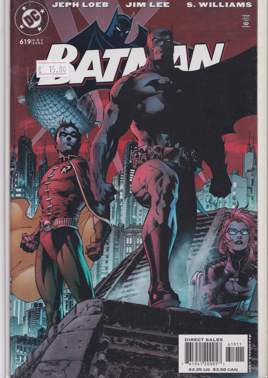 Batman #619 (2003) hero  red cover  Hush VF