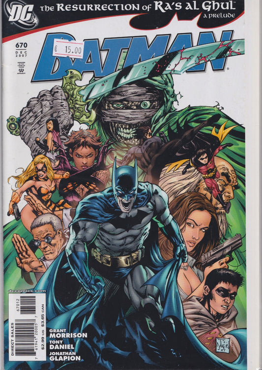 Batman #670 (2003) Second Printing Variant  VF