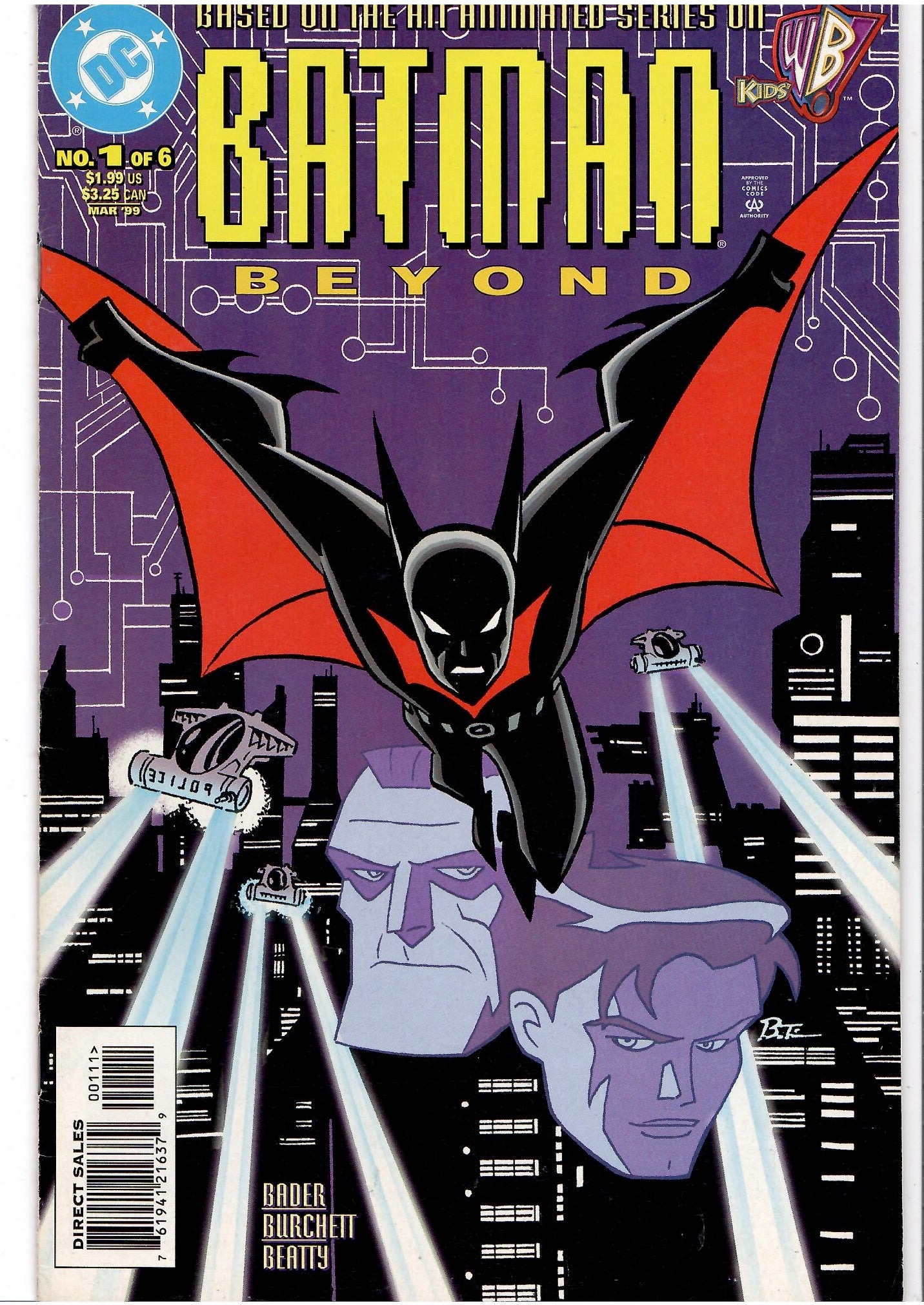 Batman Beyond (1999) 1° Bat Beyond! Fine+