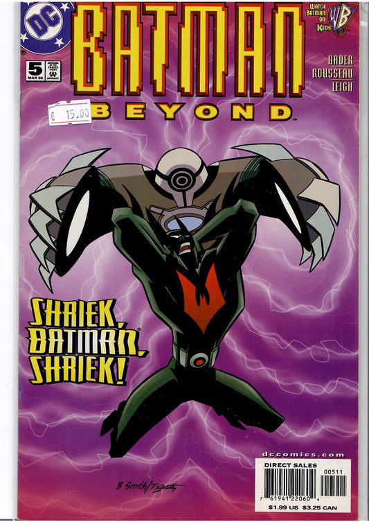 Batman Beyond  #5 (2000) Very Fine