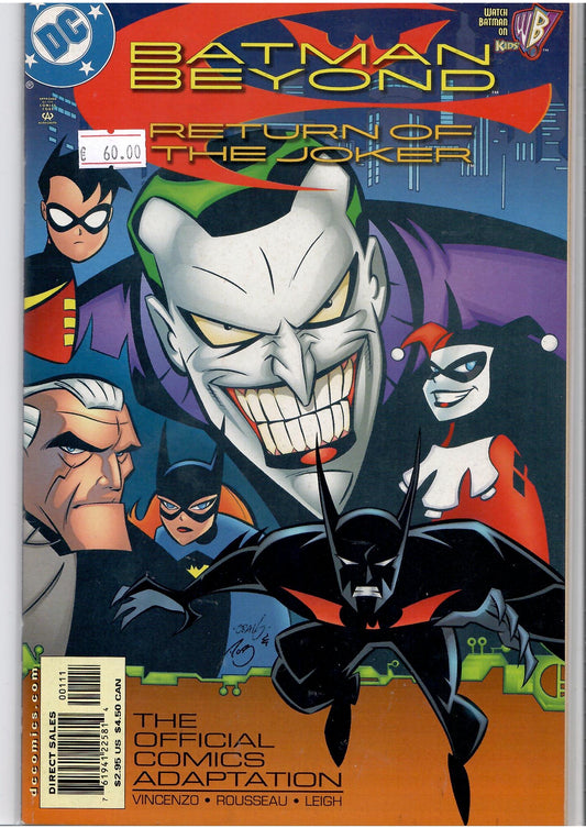 Batman Beyond Return of the Joker (2001) 1° Future Joker Very Fine