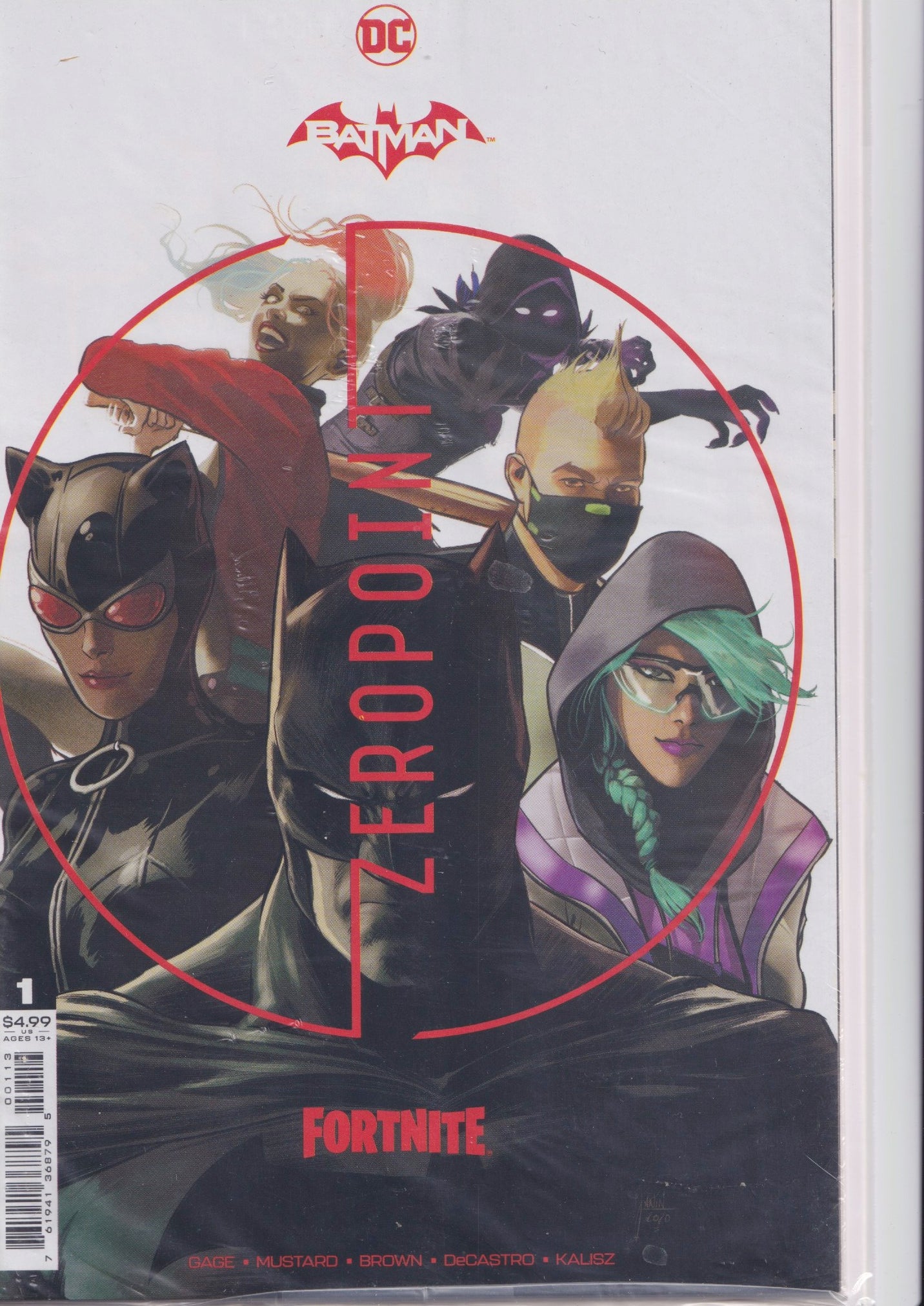 Batman Fortnite Zero Point #1-6 (2021) Full set unopened  bags include coupons NM