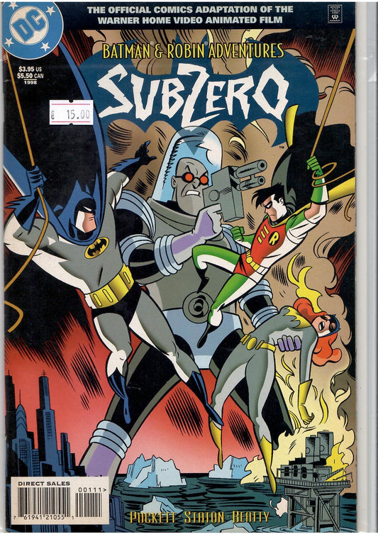 Batman and Robin Adventures Sub-Zero (1999) Very Fine