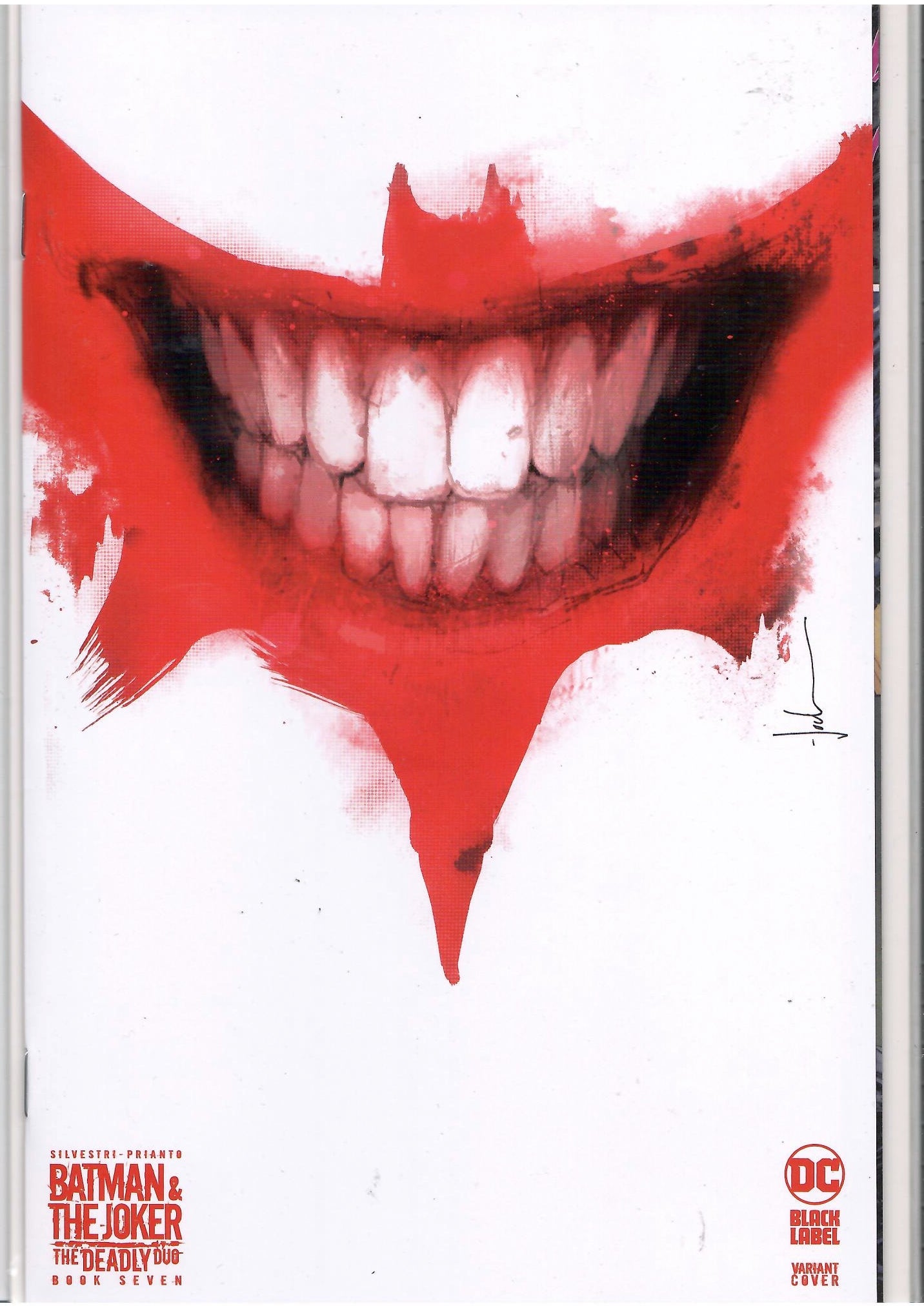 Batman and the Joker the Deadly Duo #7 (2022) Jock cover NM