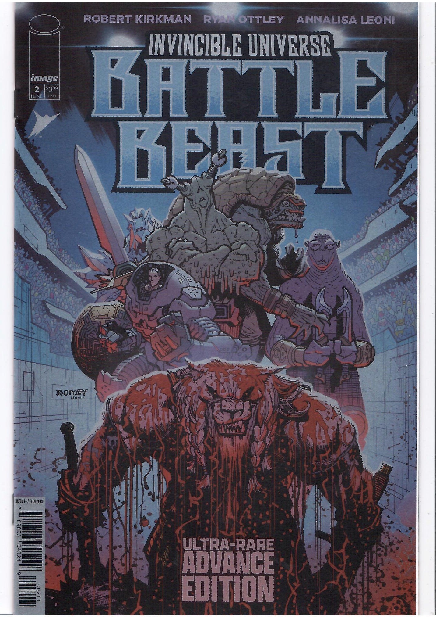 Battle Beast #2 (2025)  Blind bag Foil edition edition NM