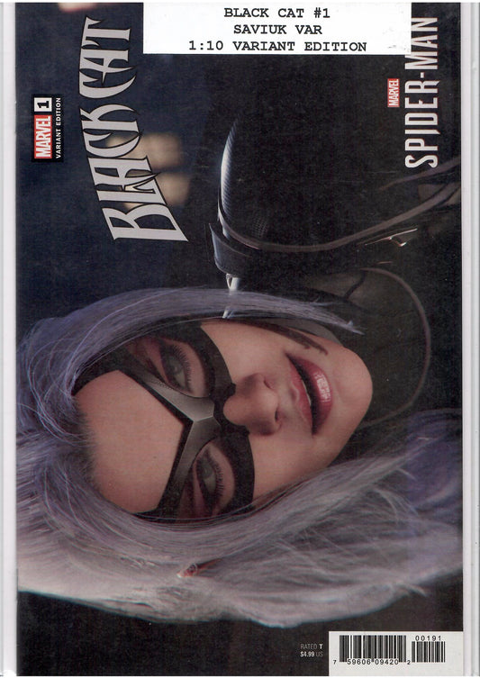 Black Cat #1 (2019) Limited 1 for 10 Retailer Incentive Variant Very Fine