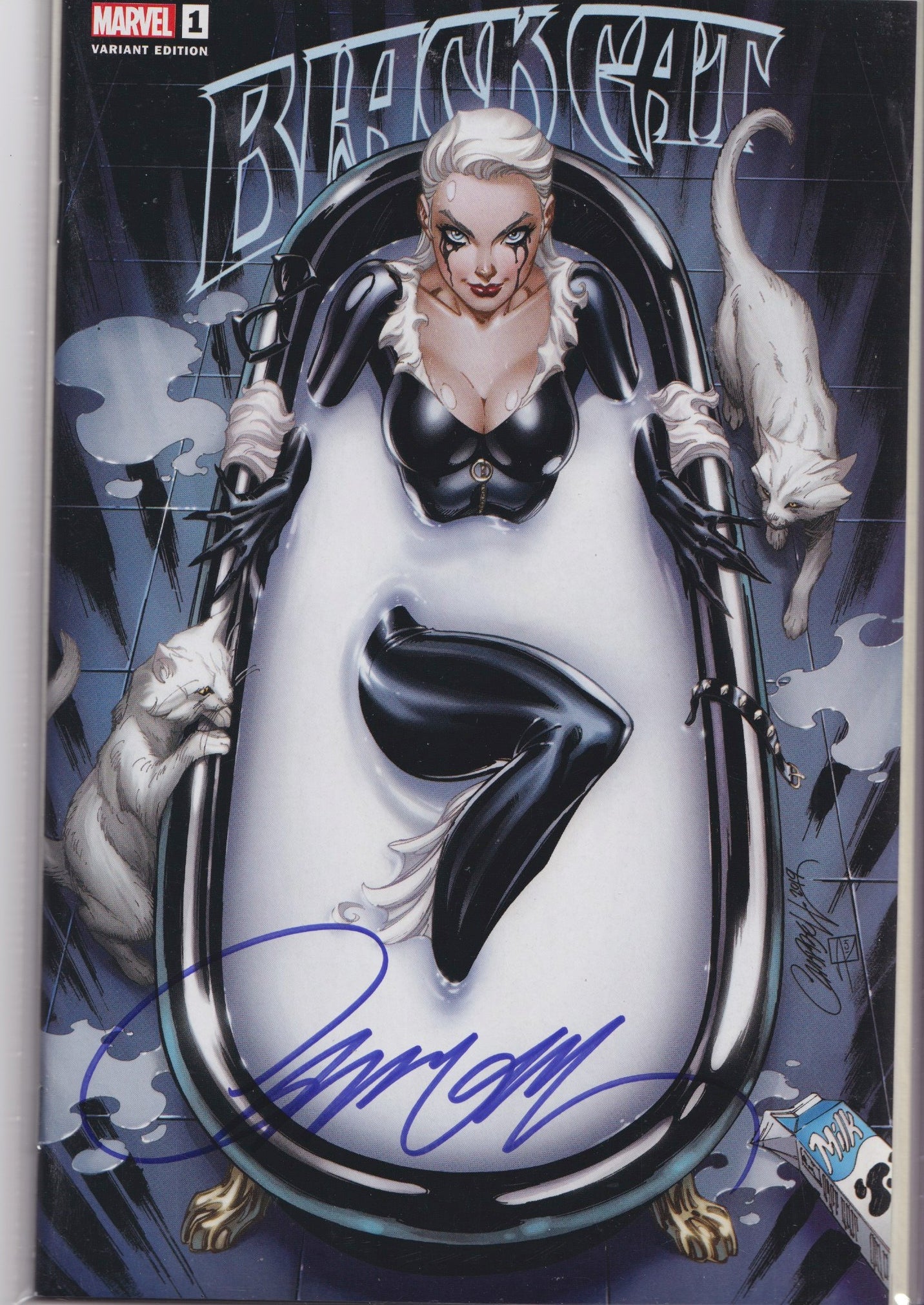 Black Cat #1 (2019) exclusive Signed by JS Campbell NM