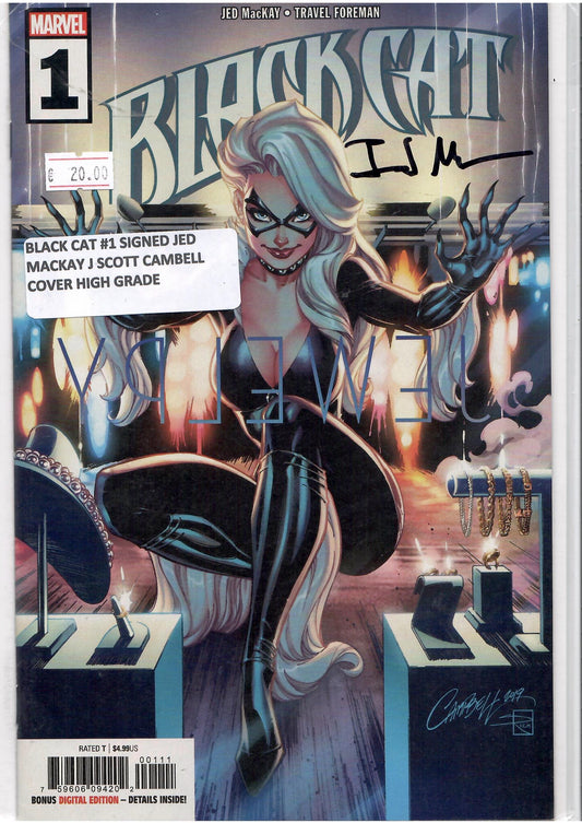 Black Cat #1 (2019) signed J.cKay VF