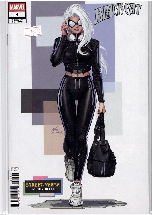 Black Cat #4 (2025) street variant Inhyuk Lee  NM