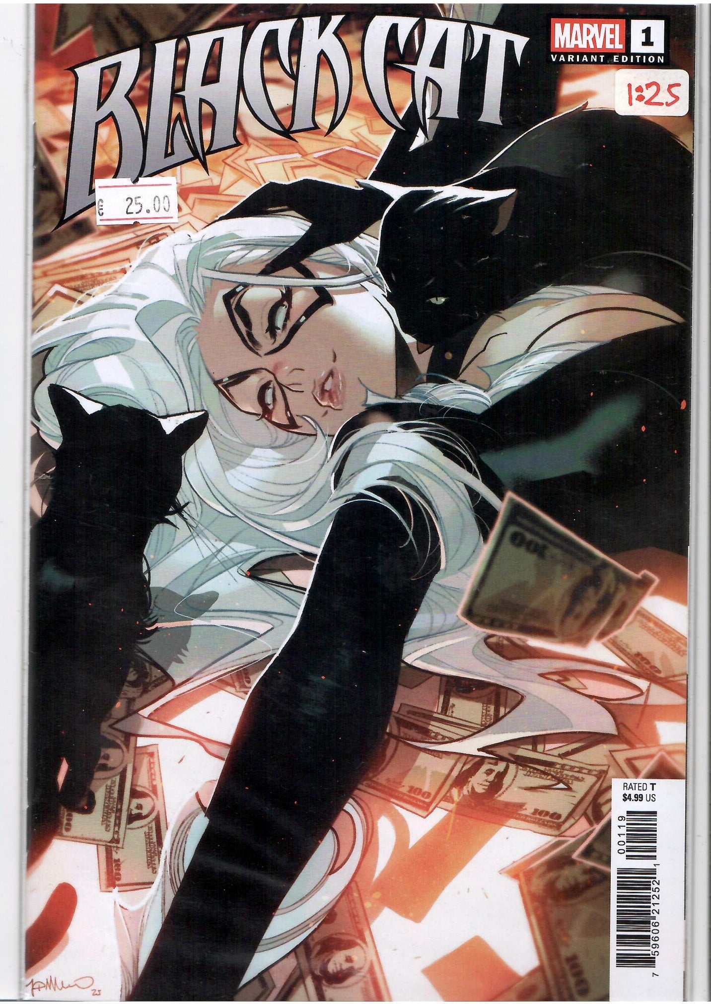 Black cat #1 (2025) Limited 1 for 25 Retailer Incentive Variant Cover. NM