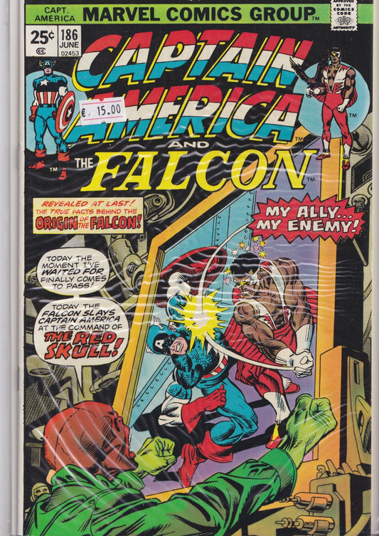 Captain America #186 (1975) Fine+ FCL