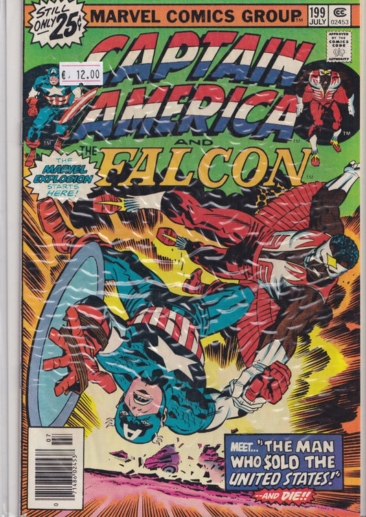 Captain America #199 (1976) Kirby Fine+ FCL
