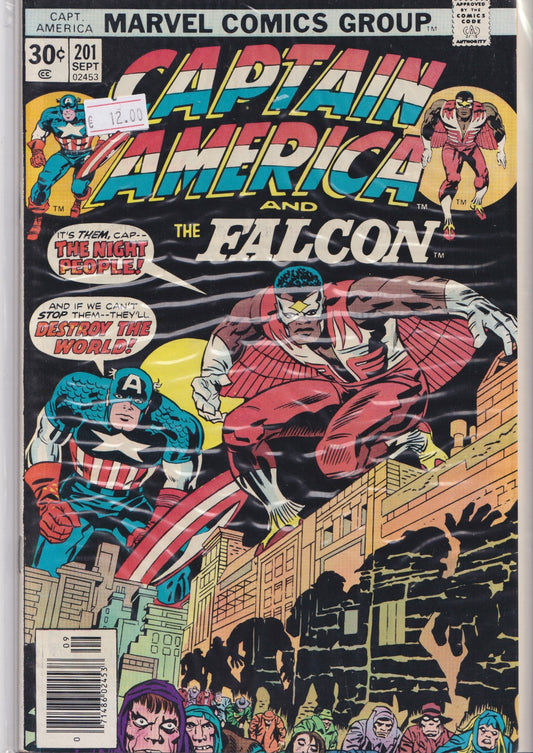 Captain America #201 (1976) Kirby Fine+ FCL