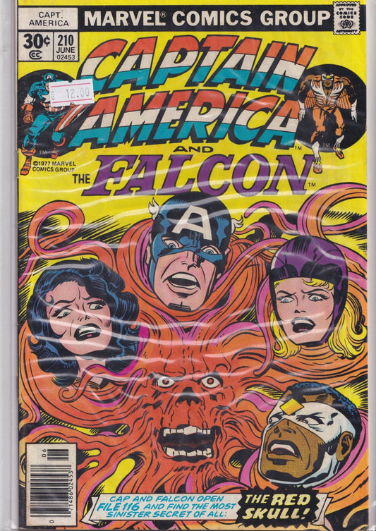 Captain America #210 (1977) Kirby Fine+ FCL